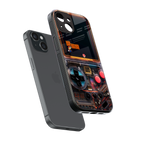 og gameboy back phone cover | glass case for iphone 15