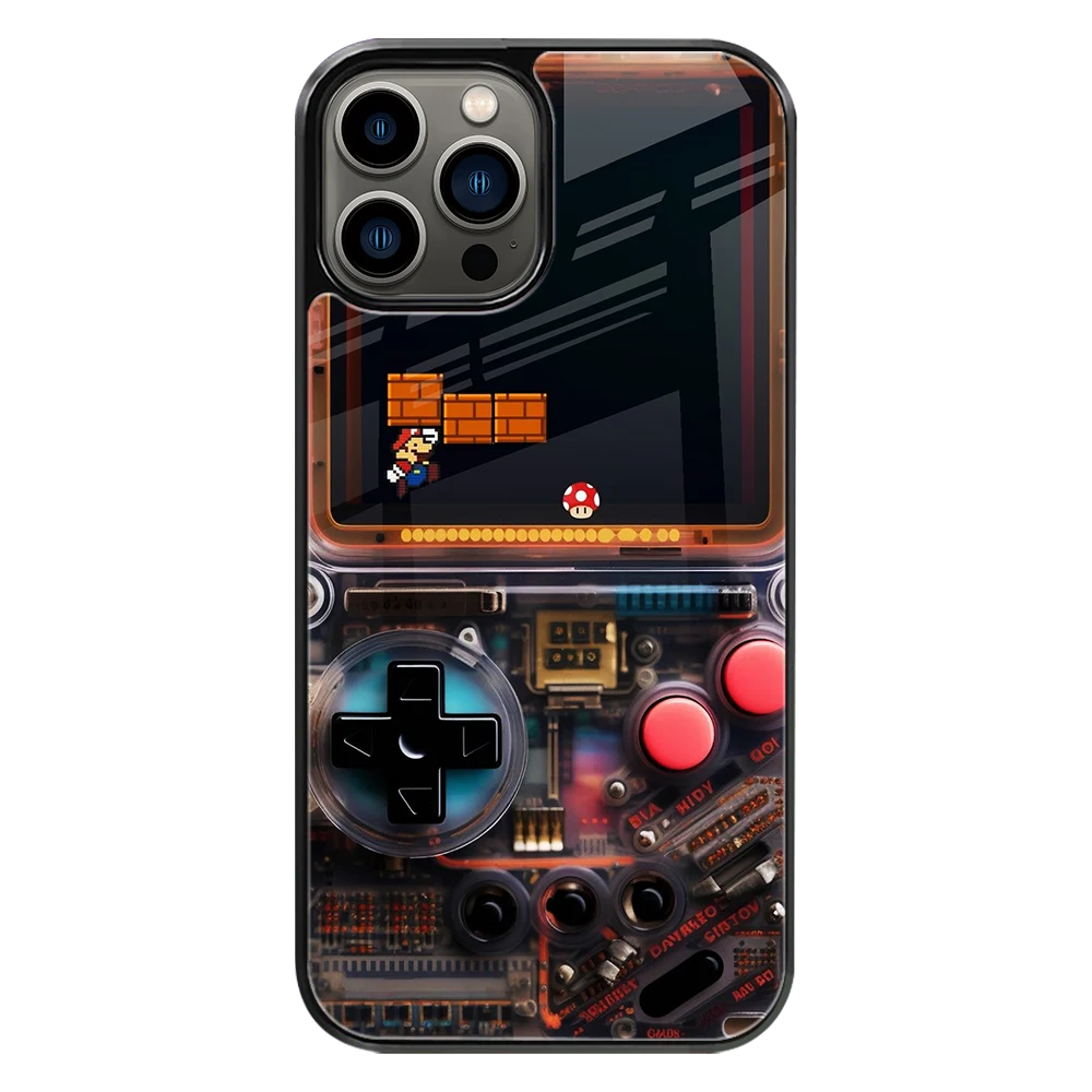 Premium Glass Back Mobile Phone Cover for iPhone, Samsung, OnePlus, Google Pixel, Redmi, Oppo, Vivo & Realme