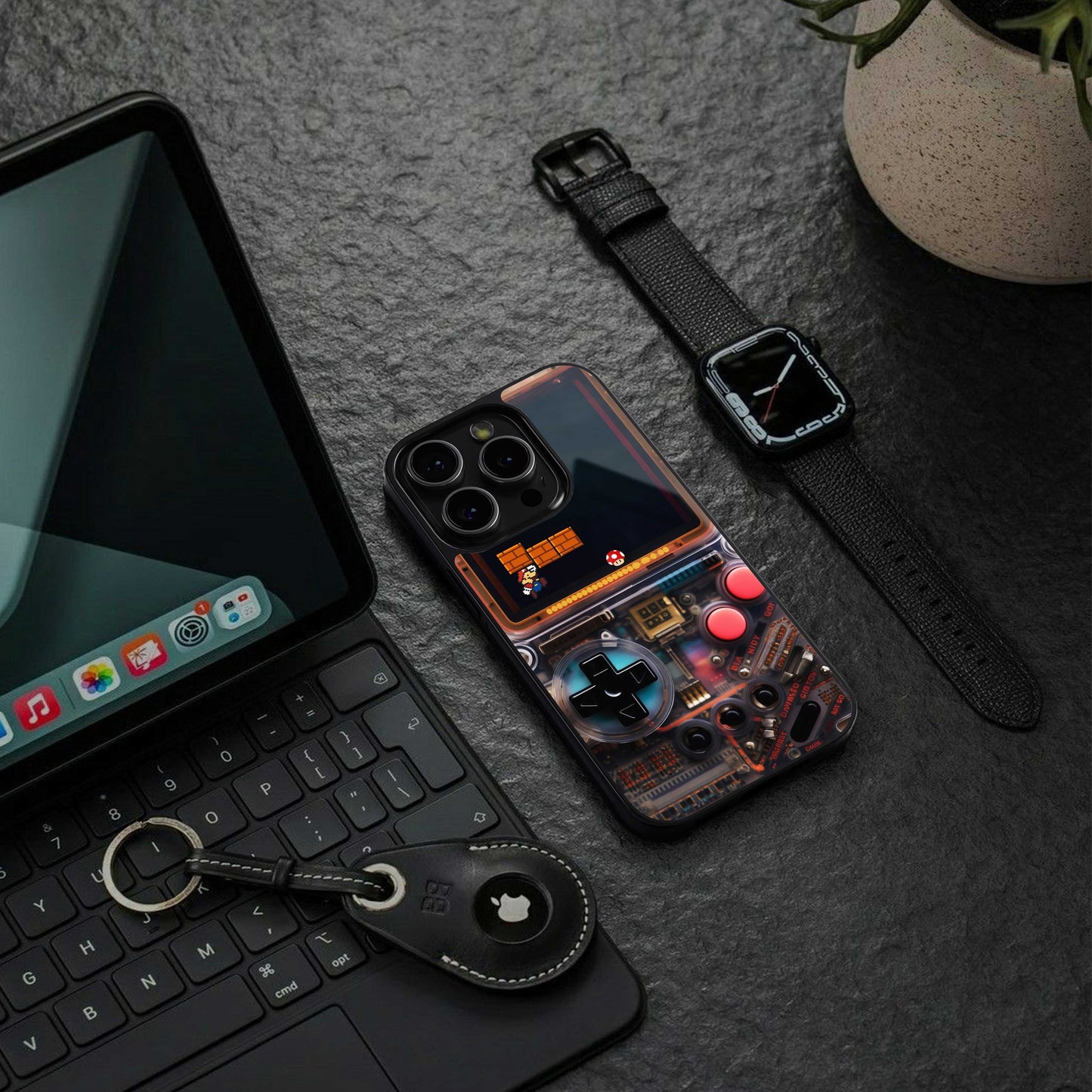 og gameboy back phone cover | glass case for oneplus nord 4