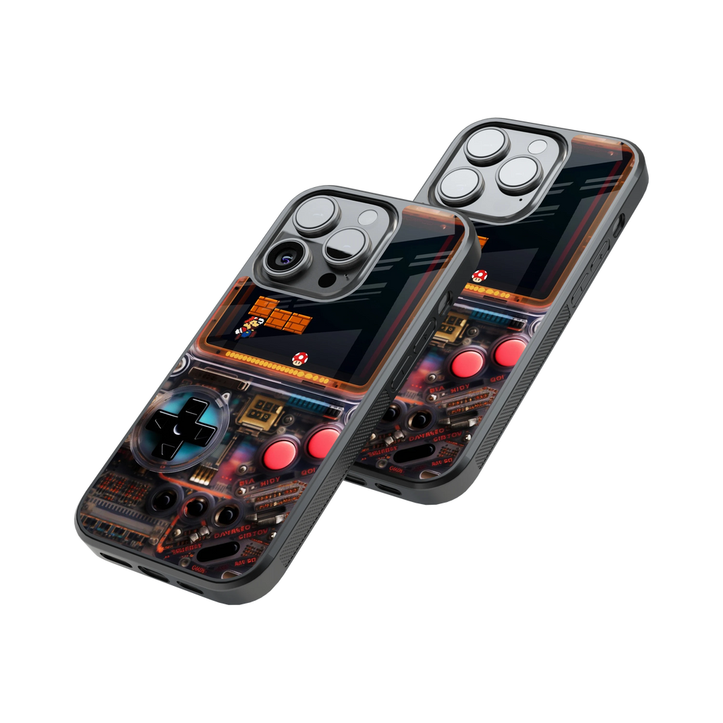 Protective Glass Back Phone Case Compatible with iPhone, Samsung, OnePlus, Pixel & More