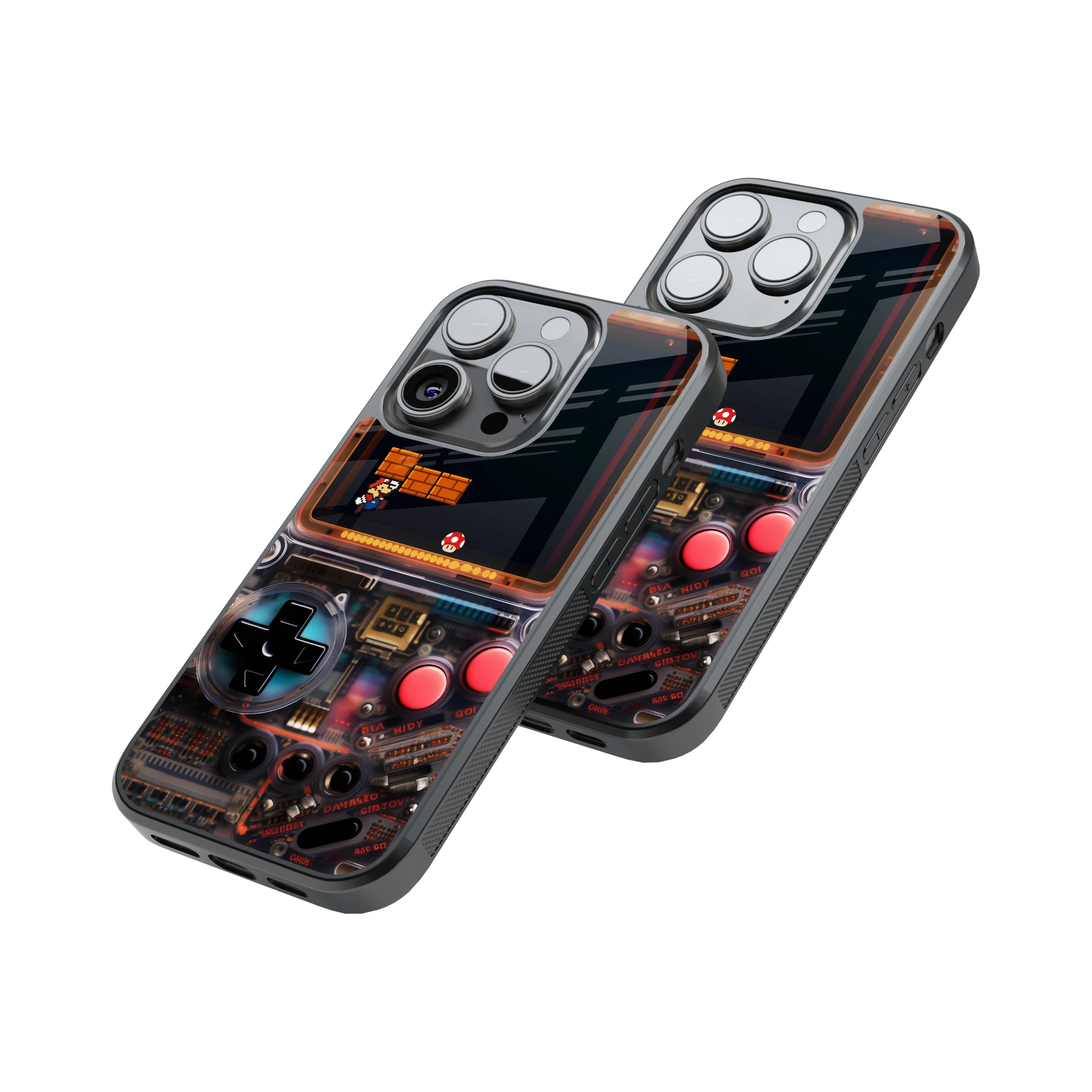 Protective Glass Back Phone Case Compatible with iPhone, Samsung, OnePlus, Pixel & More