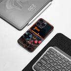 og gameboy back phone cover | glass case for iphone 16 pro max