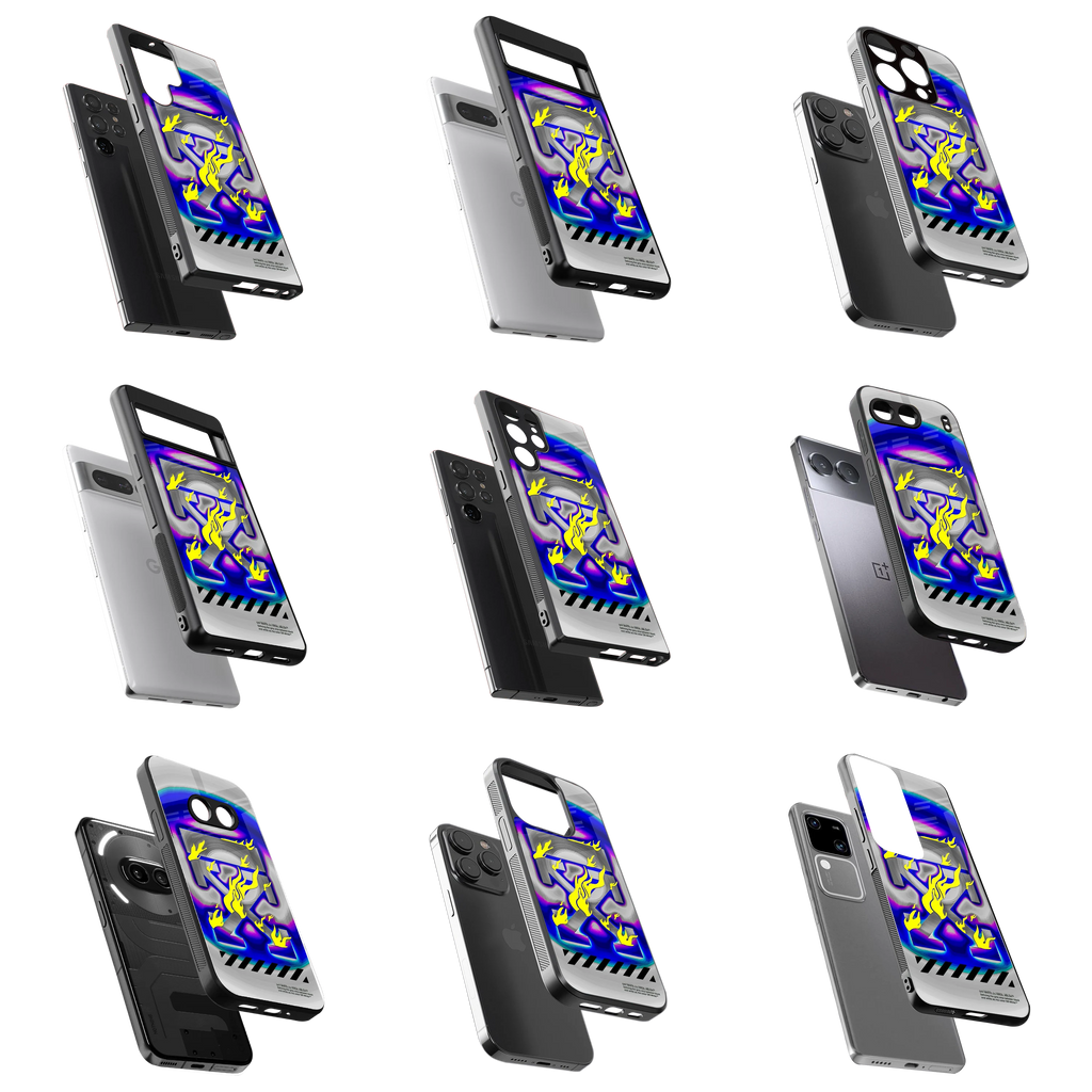 Durable Glass Back Mobile Case for iPhone, Samsung, OnePlus, Google Pixel, Redmi, Vivo, Oppo
