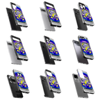 Durable Glass Back Mobile Case for iPhone, Samsung, OnePlus, Google Pixel, Redmi, Vivo, Oppo