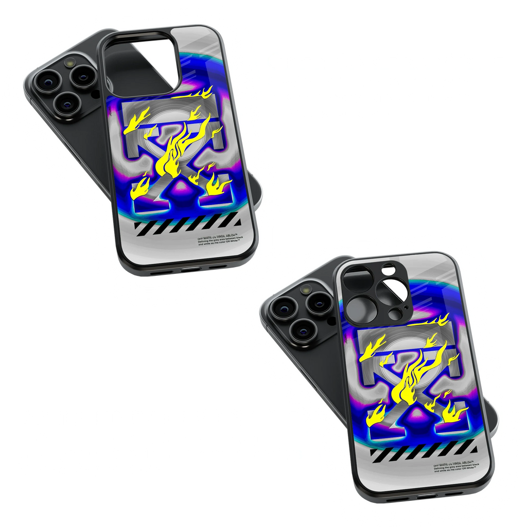 Trendy Glass Back Mobile Case for iPhone, Samsung, Redmi, OnePlus, Google Pixel, Motorola