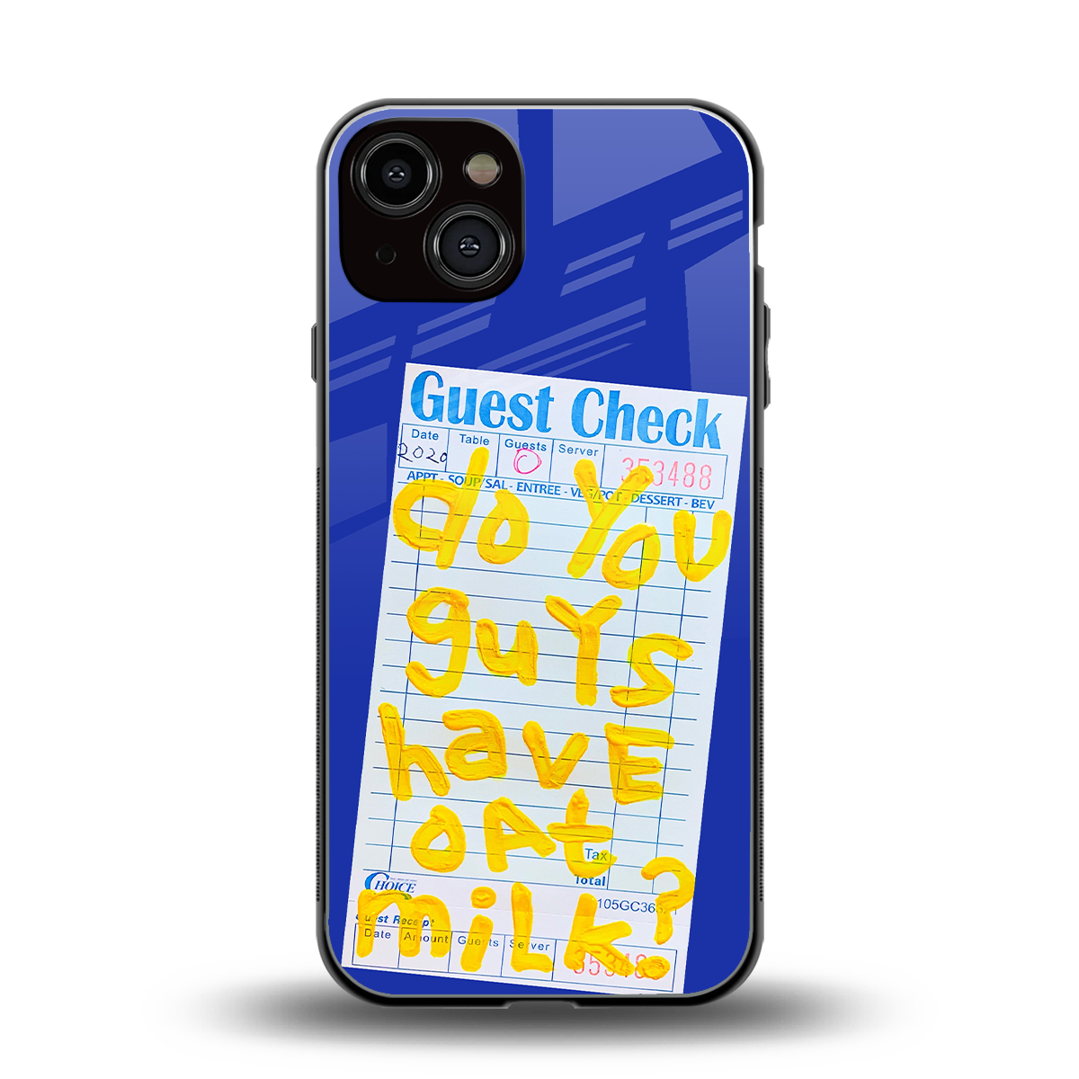 oat milk back phone cover | glass case for iphone 13