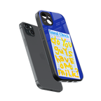 oat milk back phone cover | glass case for iphone 15 plus