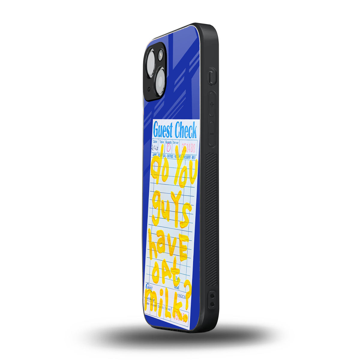 oat milk back phone cover | glass case for iphone 15