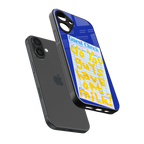 oat milk back phone cover | glass case for iphone 16 plus