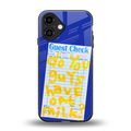 oat milk back phone cover | glass case for iphone 16