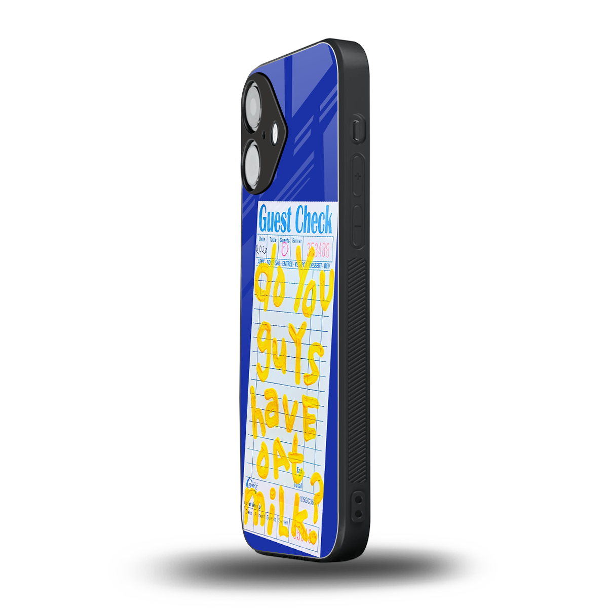 oat milk back phone cover | glass case for iphone 16