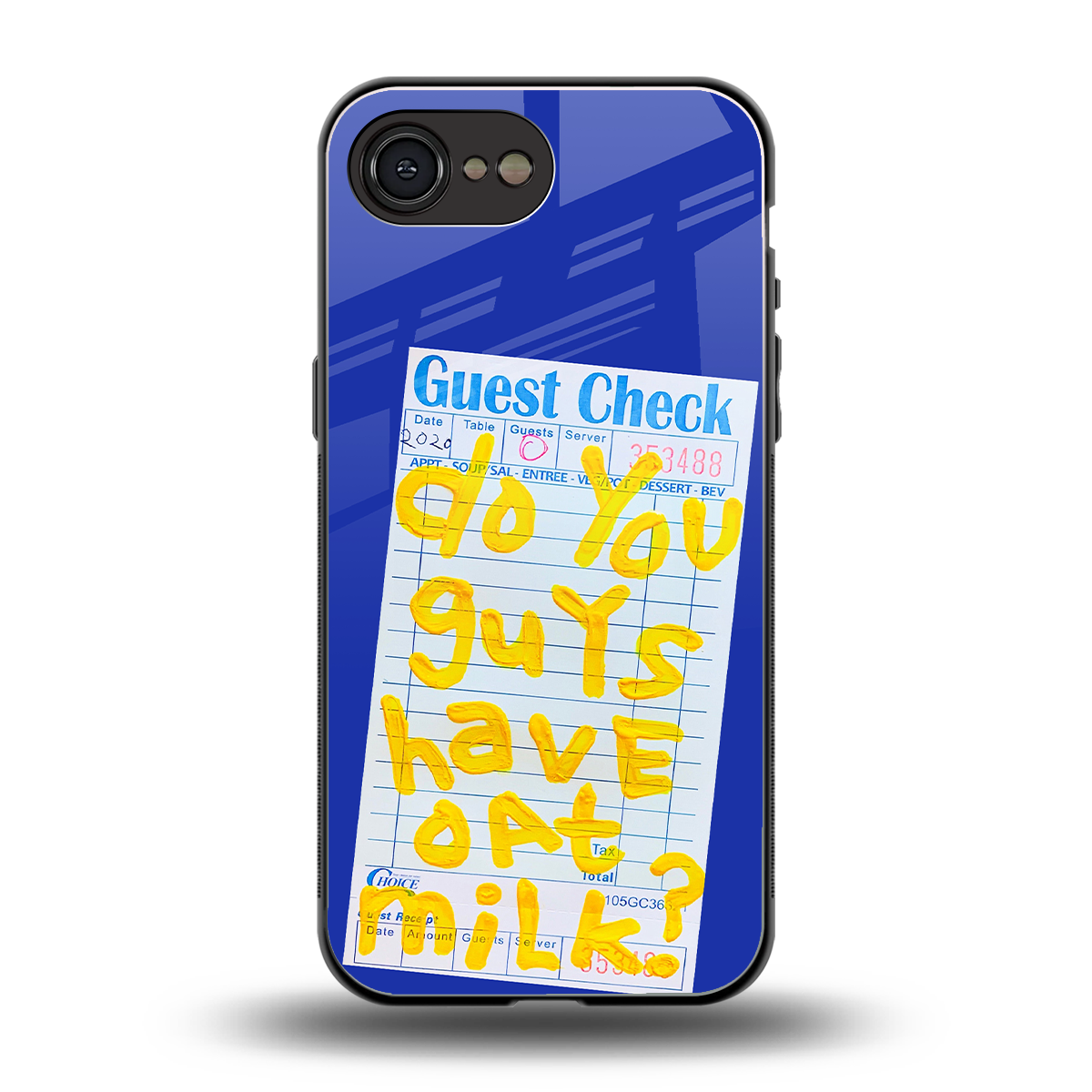 oat milk back phone cover | glass case for iphone 16e