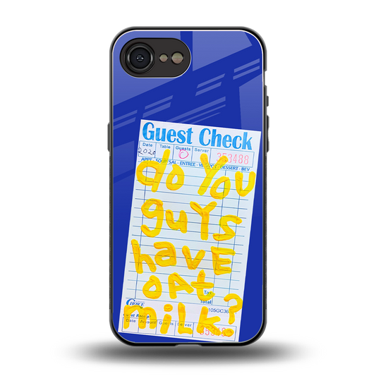 oat milk back phone cover | glass case for iphone 16e
