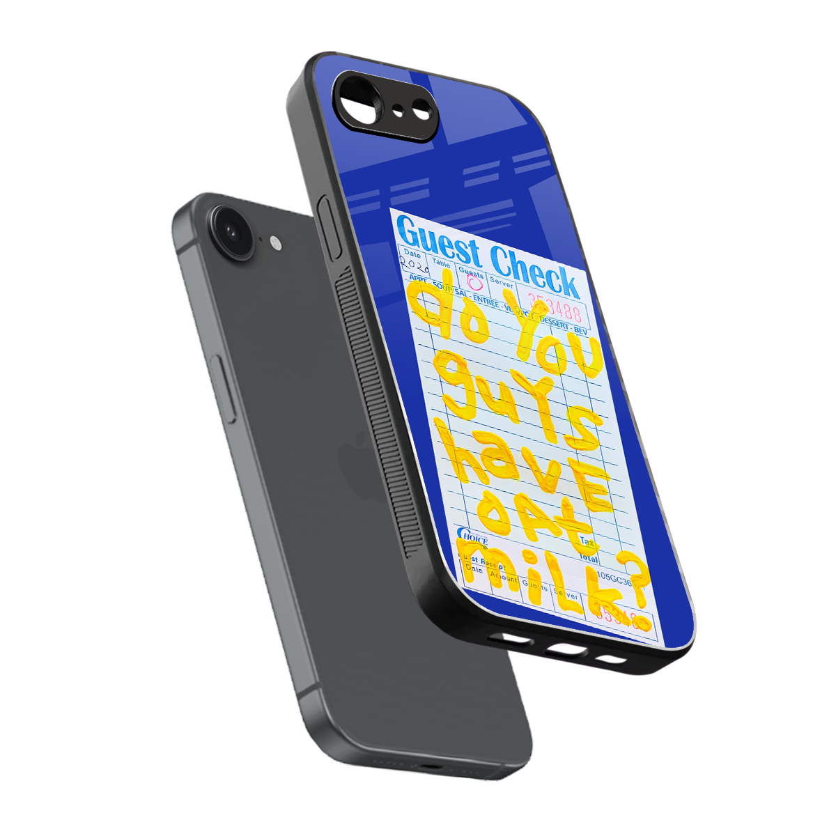 oat milk back phone cover | glass case for iphone 16e