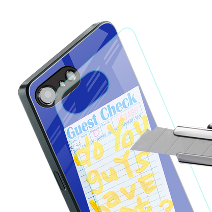 oat milk back phone cover | glass case for iphone 16e