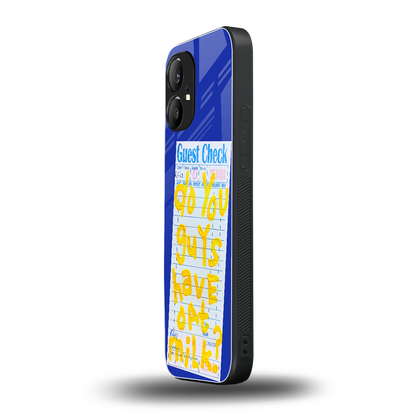 oat milk back phone cover | glass case for nothing phone 1
