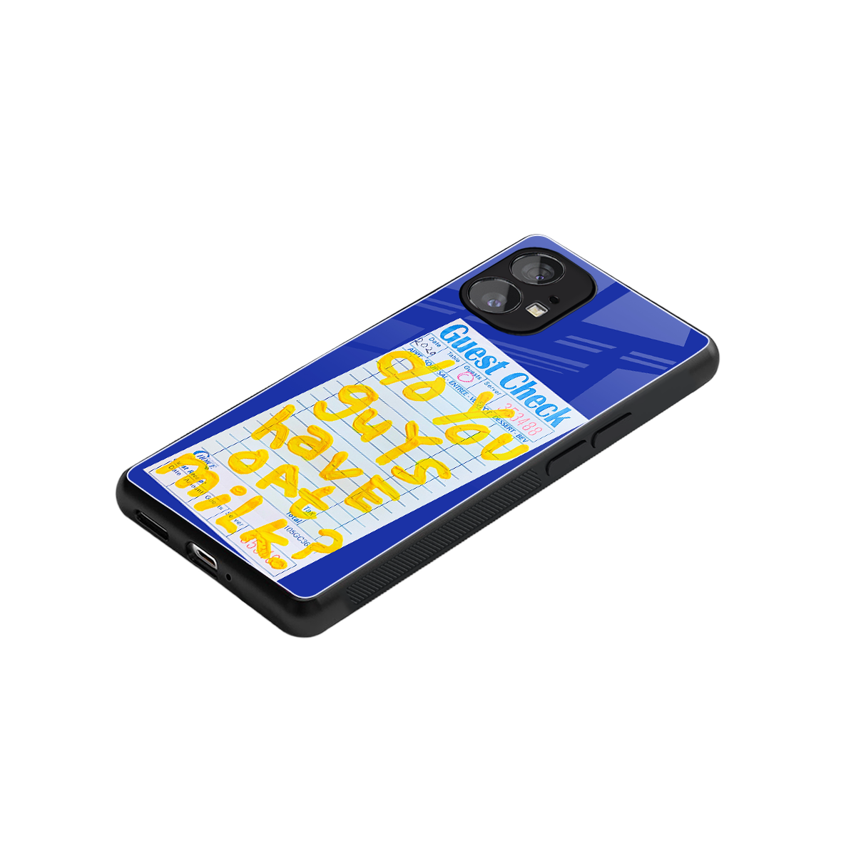 oat milk back phone cover | glass case for nothing phone 1