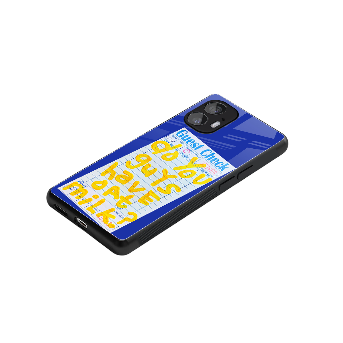 oat milk back phone cover | glass case for nothing phone 2