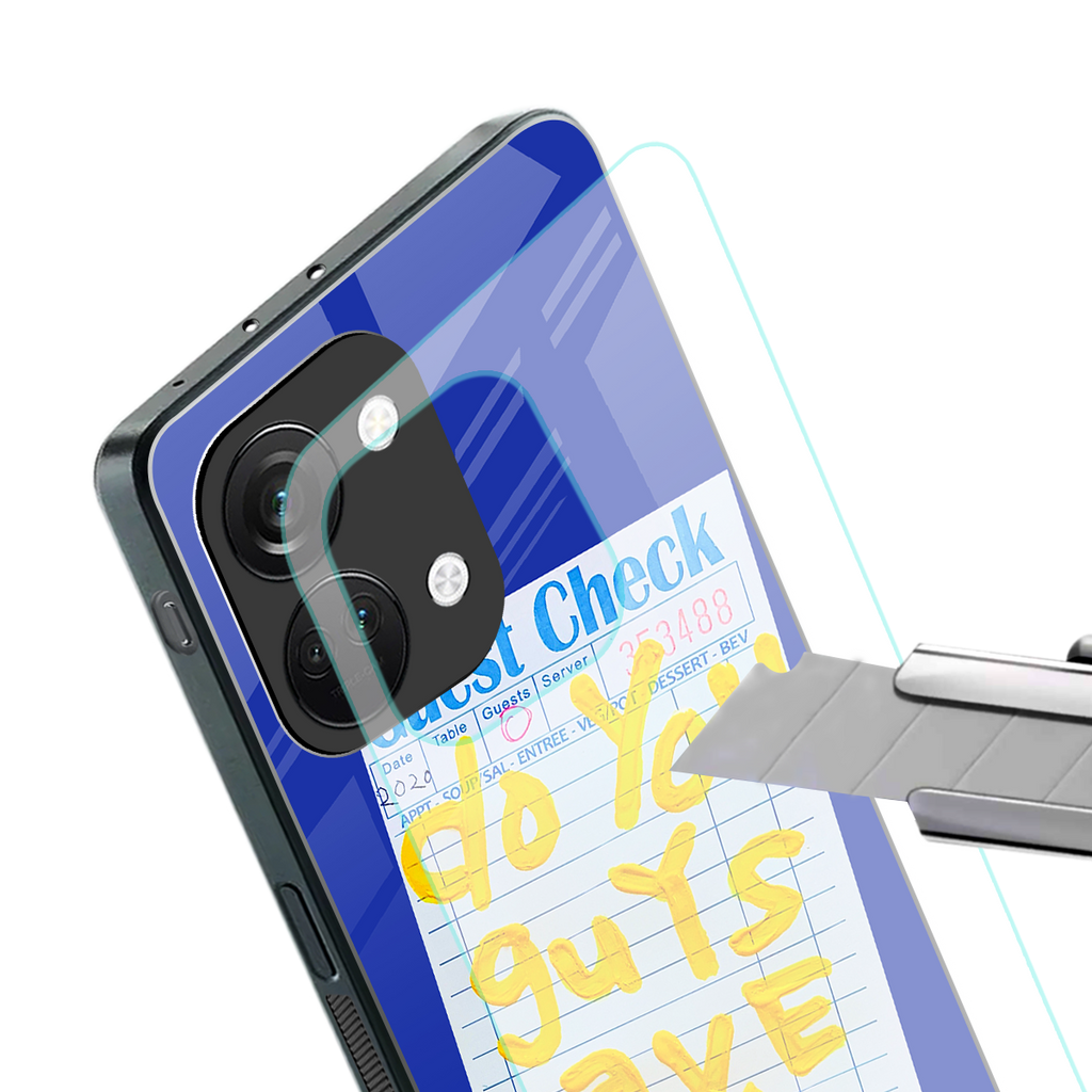oat milk back phone cover | glass case for oneplus nord 3