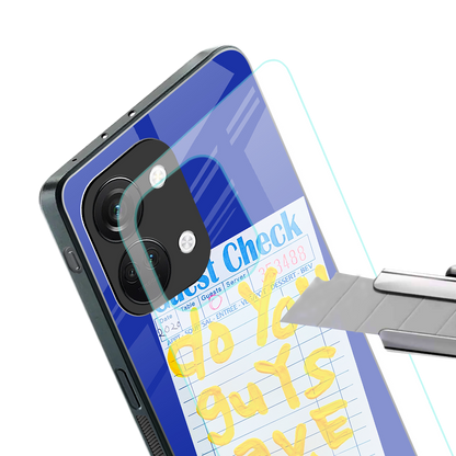 oat milk back phone cover | glass case for oneplus nord 3