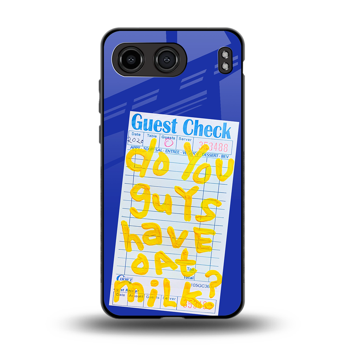 oat milk back phone cover | glass case for oneplus nord 4