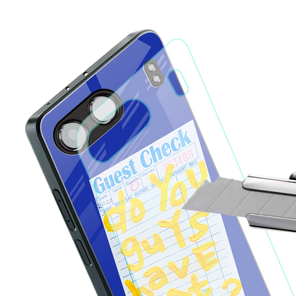 oat milk back phone cover | glass case for oneplus nord 4