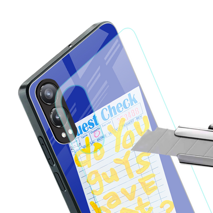oat milk back phone cover | glass case for oneplus nord ce 4 lite
