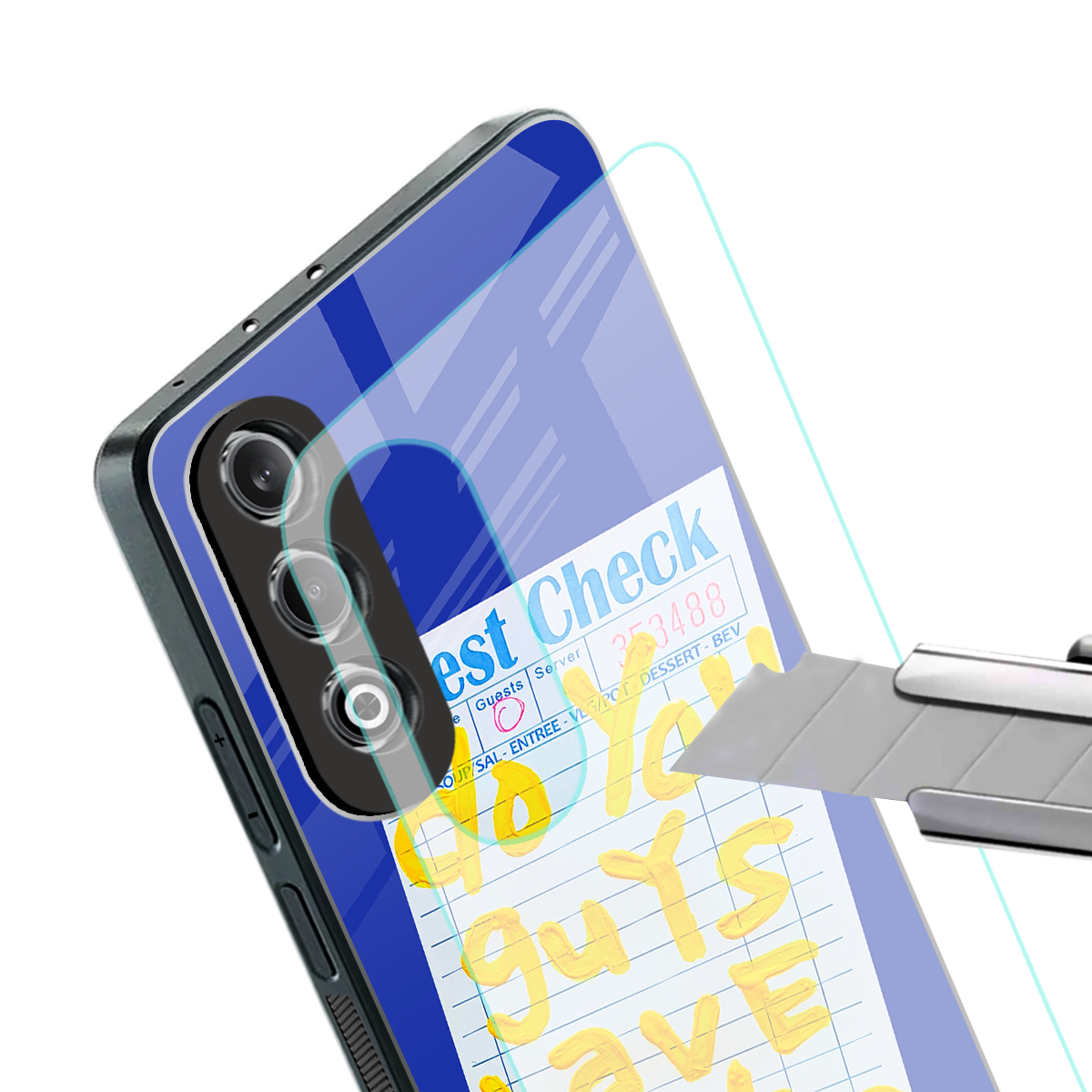 oat milk back phone cover | glass case for oneplus nord ce 4