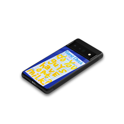 oat milk back phone cover | glass case for google pixel 6 pro