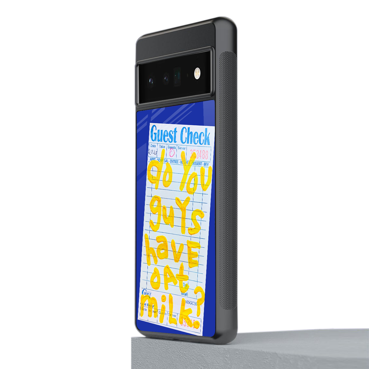 oat milk back phone cover | glass case for google pixel 6 pro