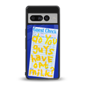 oat milk back phone cover | glass case for google pixel 7 pro