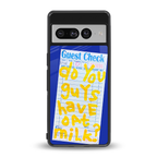 oat milk back phone cover | glass case for google pixel 7 pro