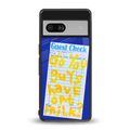 oat milk back phone cover | glass case for Google Pixel 7