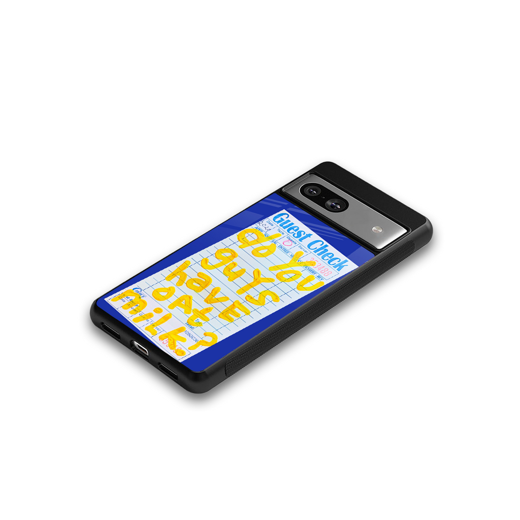 oat milk back phone cover | glass case for Google Pixel 7