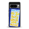 oat milk back phone cover | glass case for google pixel 8 pro