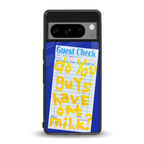 oat milk back phone cover | glass case for google pixel 8 pro