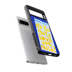 oat milk back phone cover | glass case for google pixel 8 pro