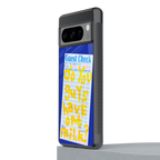 oat milk back phone cover | glass case for google pixel 8 pro