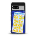oat milk back phone cover | glass case for Google Pixel 8