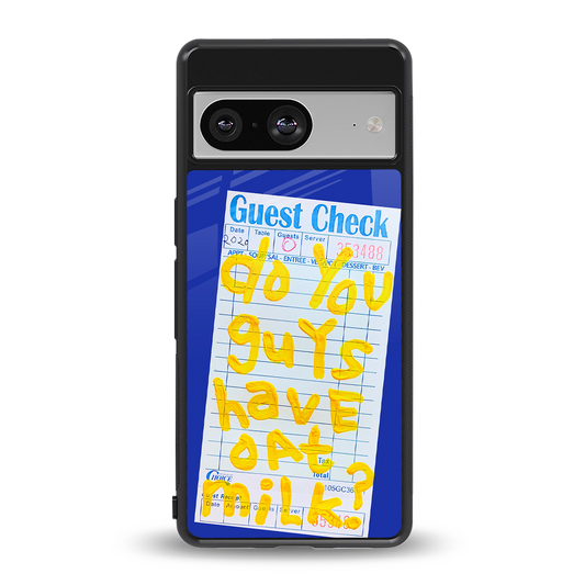 oat milk back phone cover | glass case for Google Pixel 8