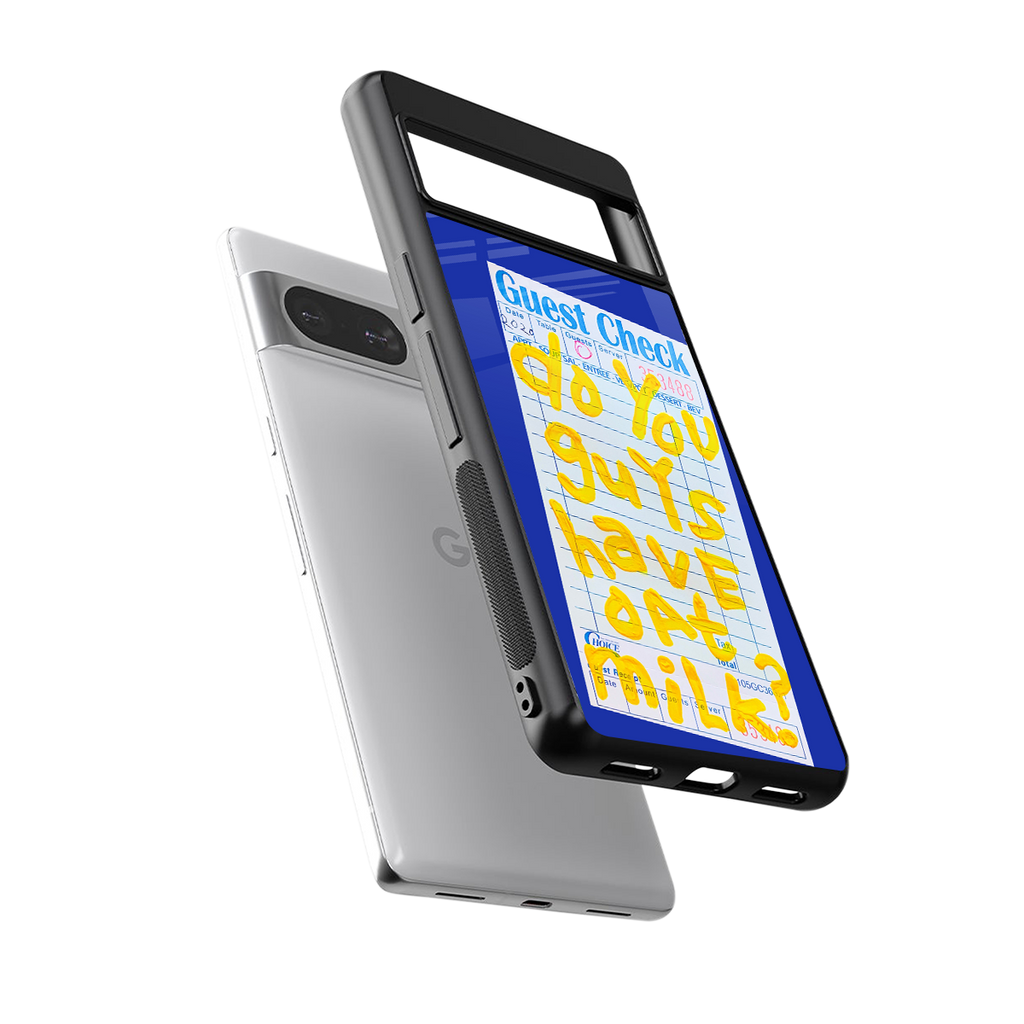 oat milk back phone cover | glass case for Google Pixel 8