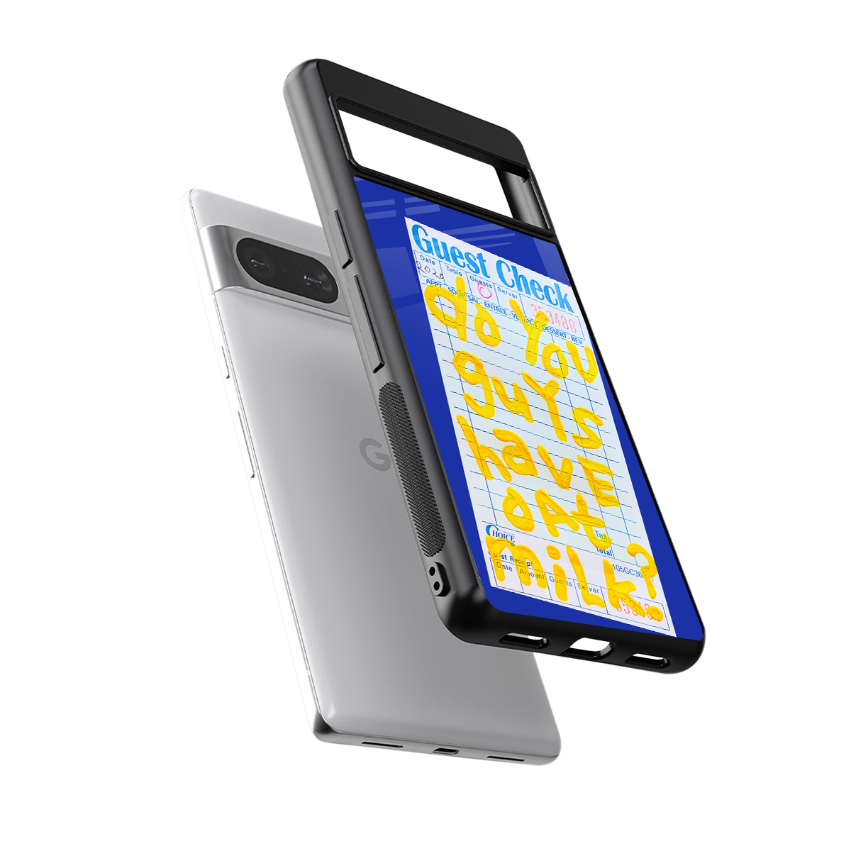 oat milk back phone cover | glass case for Google Pixel 8