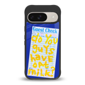 oat milk back phone cover | glass case for google pixel 9