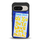 oat milk back phone cover | glass case for google pixel 9