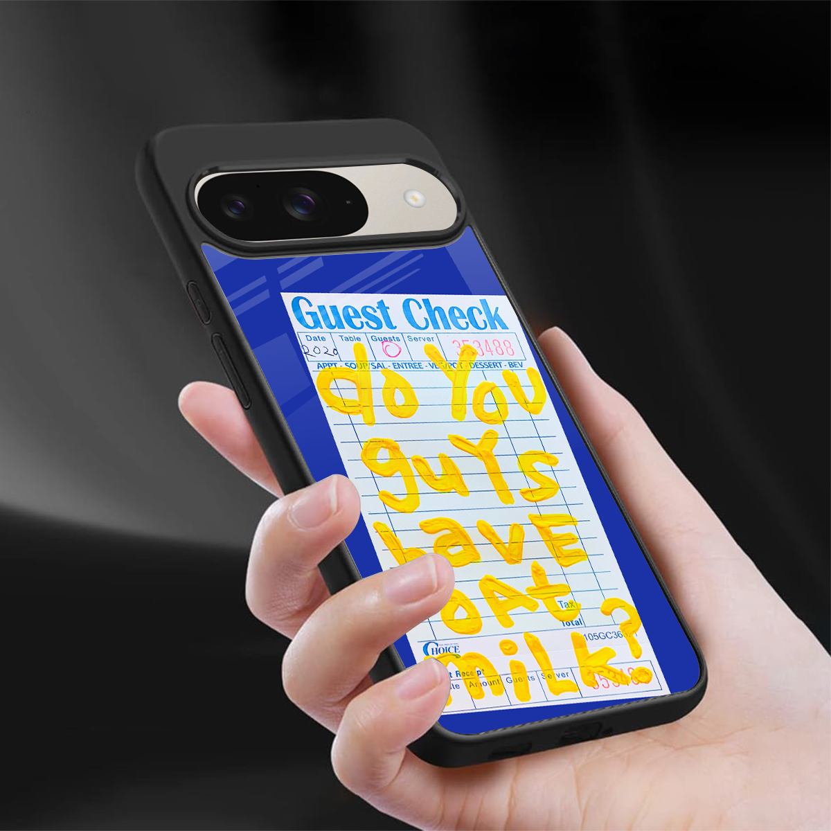 oat milk back phone cover | glass case for google pixel 9