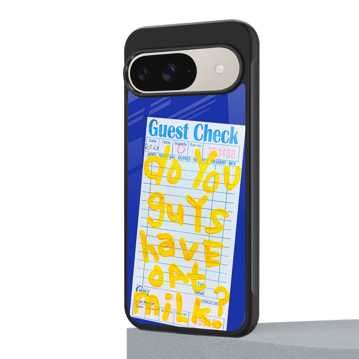 oat milk back phone cover | glass case for google pixel 9