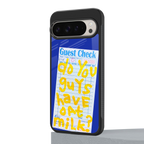 oat milk back phone cover | glass case for google pixel 9 pro