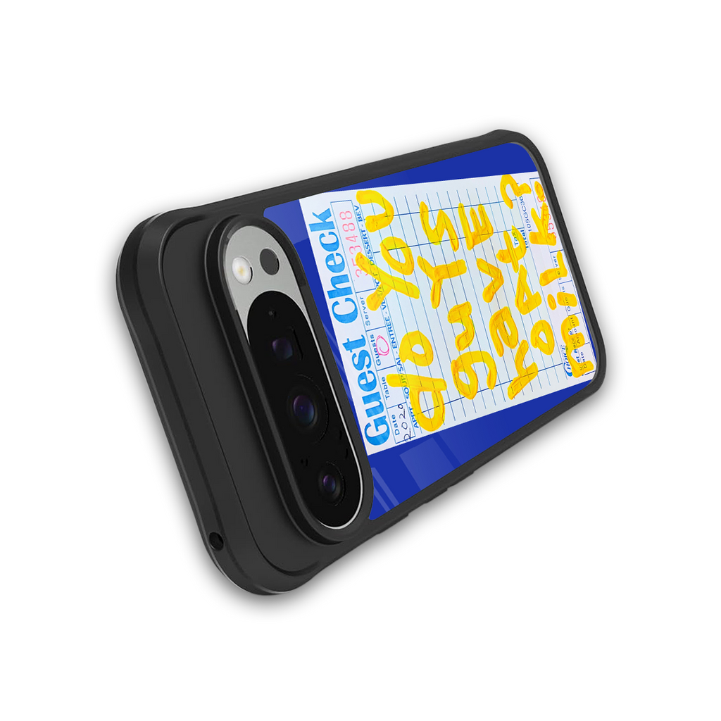 oat milk back phone cover | glass case for google pixel 9 pro xl