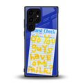 oat milk back phone cover | glass case for samsung galaxy s24 ultra