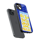 oat milk back phone cover | glass case for iphone 15